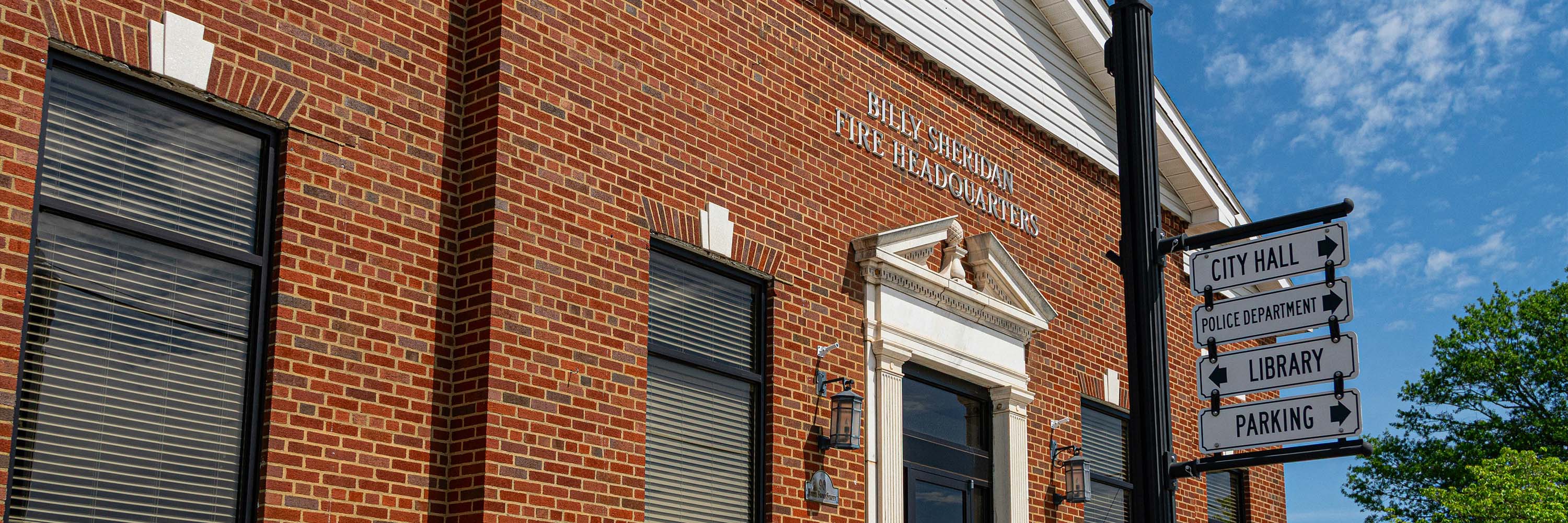 Billy Sheridan Fire Headquarters exterior building